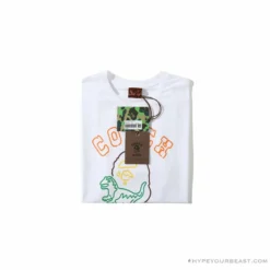 Hypeyourbeast BAPE Little Dinosaur Cartoon Line Tee Shirt 32 Hypeyourbeast BAPE Little Dinosaur Cartoon Line Tee Shirt