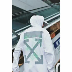 HypeYourBeast Hoodies & Jackets Off White Hoodie Machine White 32 HypeYourBeast Hoodies & Jackets Off White Hoodie Machine White