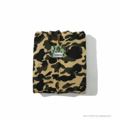 Hypeyourbeast Clothes BAPE Camo Hoodie Shark Head 'YELLOW'