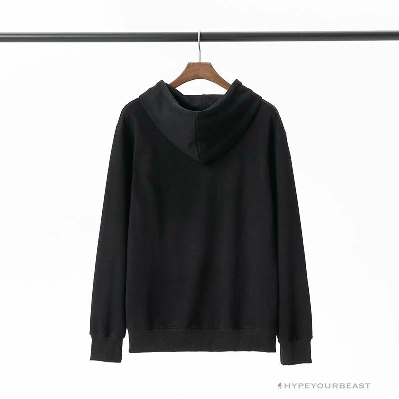 Hypeyourbeast BAPE Classic Ape Head Embroidered Standard Cotton Terry Hoodie 'BLACK' Clothes 3 Hypeyourbeast BAPE Classic Ape Head Embroidered Standard Cotton Terry Hoodie 'BLACK' Clothes