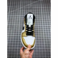 Hypeyourbeast Air Jordan 1 Mid 'Metallic Gold'