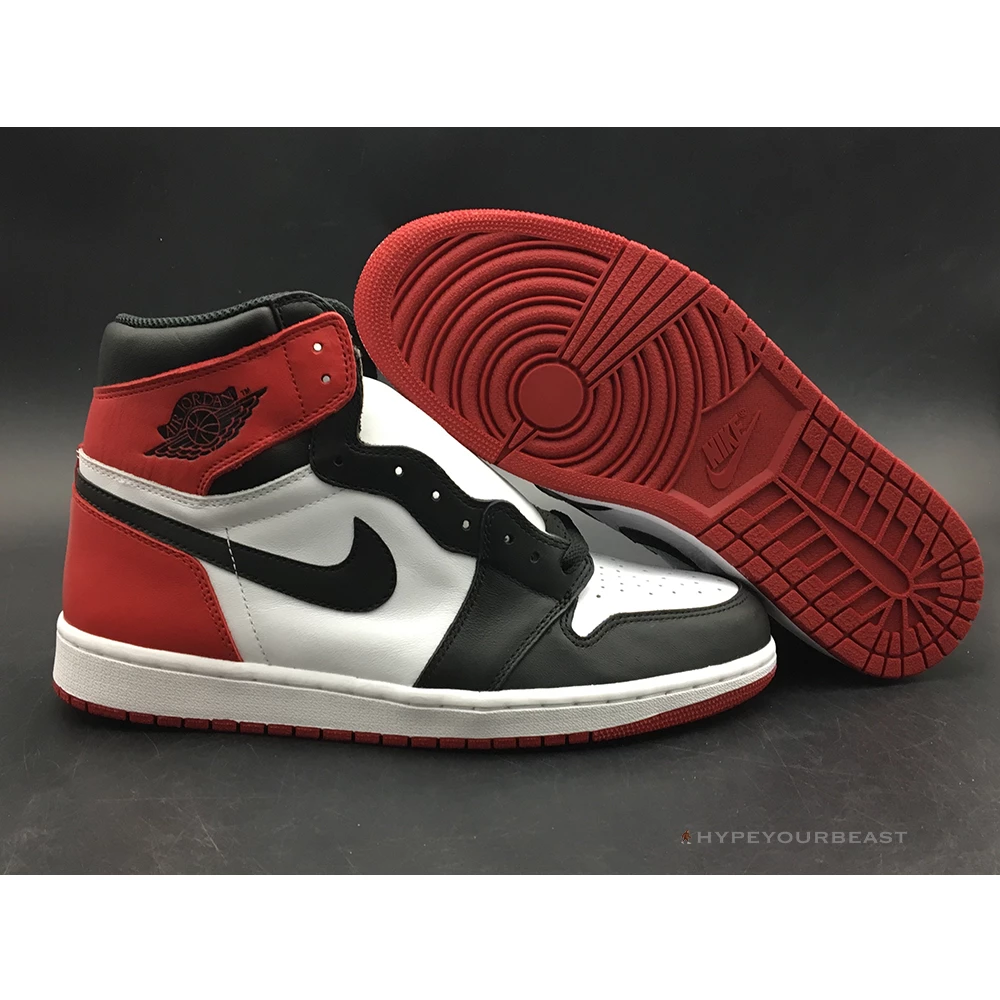 Hypeyourbeast Air Jordan 1 High 'Satin Black Toe' 1 Hypeyourbeast Air Jordan 1 High 'Satin Black Toe'
