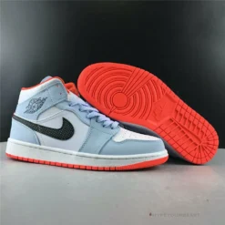 Hypeyourbeast Air Jordan 1 Mid Half Blue
