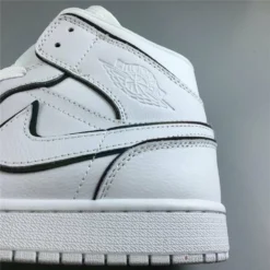 Hypeyourbeast Air Jordan 1 Mid Iridescent Reflective White