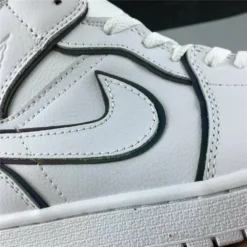 Hypeyourbeast Air Jordan 1 Mid Iridescent Reflective White