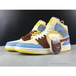 Hypeyourbeast Air Jordan 1 Mid SE Fearless Maison Chateau Rouge