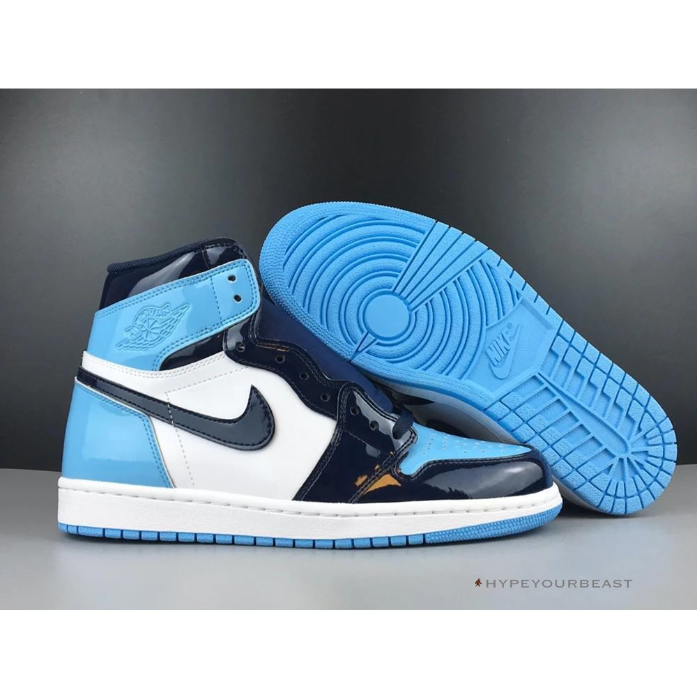 Hypeyourbeast Air Jordan 1 Retro High UNC Patent 1 Hypeyourbeast Air Jordan 1 Retro High UNC Patent