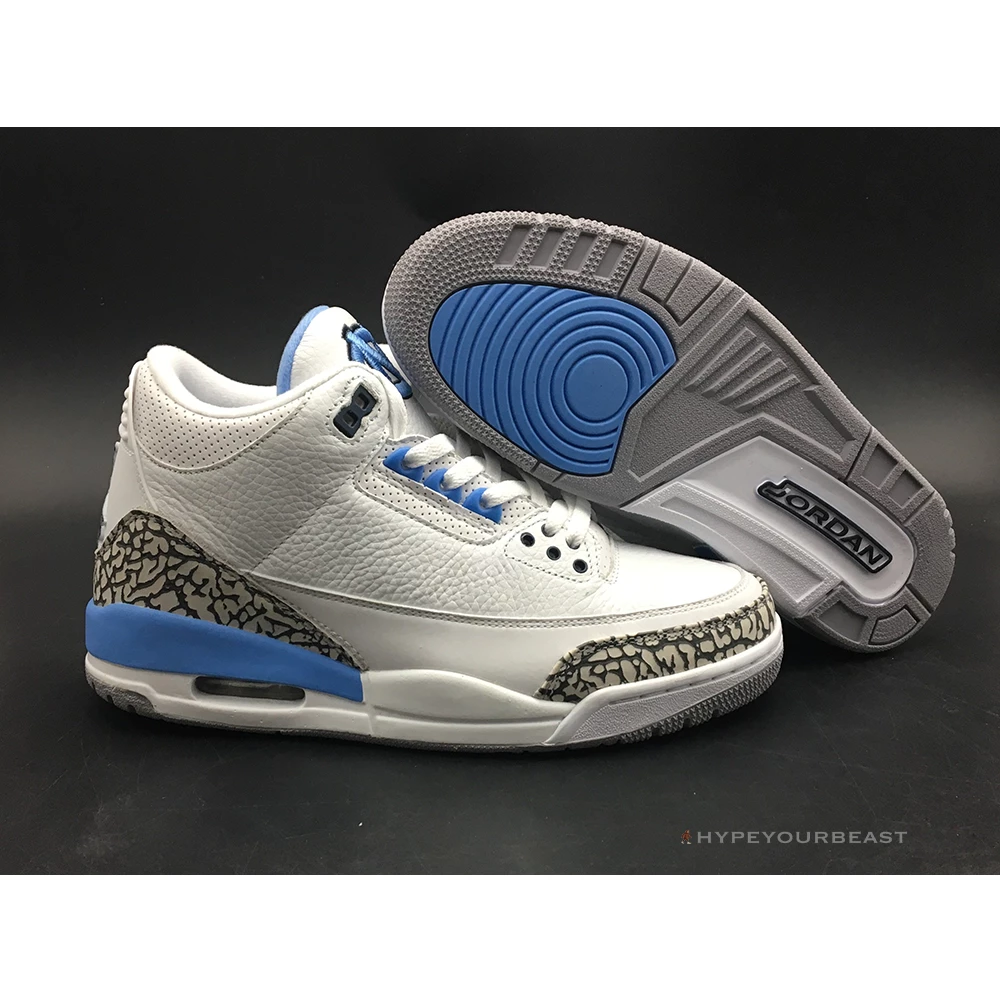 Hypeyourbeast Air Jordan 3 Retro UNC (2020) 1 Hypeyourbeast Air Jordan 3 Retro UNC (2020)