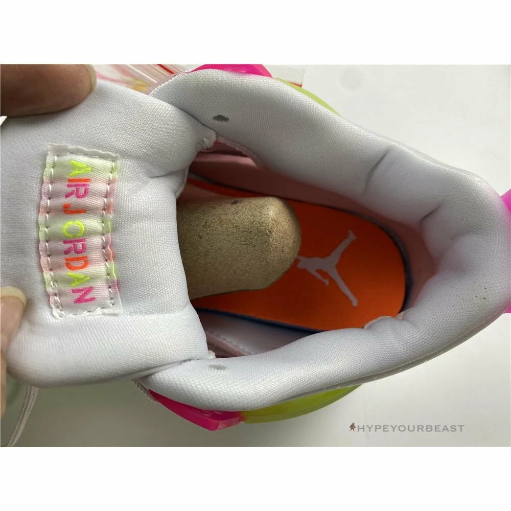 Hypeyourbeast Air Jordan 4 Retro White Lemon Pink 12 Hypeyourbeast Air Jordan 4 Retro White Lemon Pink