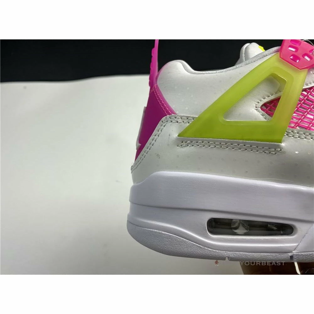Hypeyourbeast Air Jordan 4 Retro White Lemon Pink 2 Hypeyourbeast Air Jordan 4 Retro White Lemon Pink