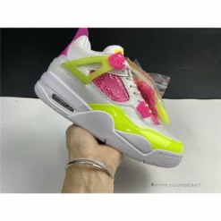 Hypeyourbeast Air Jordan 4 Retro White Lemon Pink 17 Hypeyourbeast Air Jordan 4 Retro White Lemon Pink