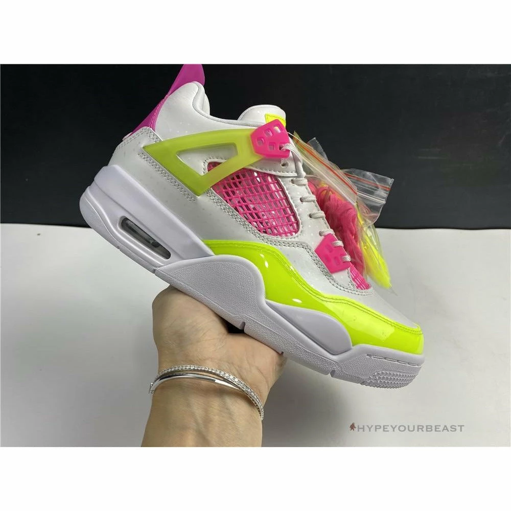 Hypeyourbeast Air Jordan 4 Retro White Lemon Pink 5 Hypeyourbeast Air Jordan 4 Retro White Lemon Pink