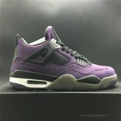 Hypeyourbeast Air Jordan 4 Retro Travis Scott Purple