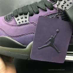 Hypeyourbeast Air Jordan 4 Retro Travis Scott Purple