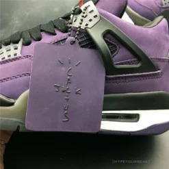 Hypeyourbeast Air Jordan 4 Retro Travis Scott Purple