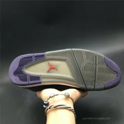 Hypeyourbeast Air Jordan 4 Retro Travis Scott Purple