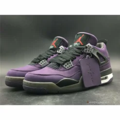 Hypeyourbeast Air Jordan 4 Retro Travis Scott Purple