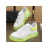 Hypeyourbeast A. Mcqueen Alexander McQueen White / Neon Green Sole Sneaker