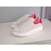 Hypeyourbeast Alexander McQueen White / Pink Lace Up Sneaker A. Mcqueen