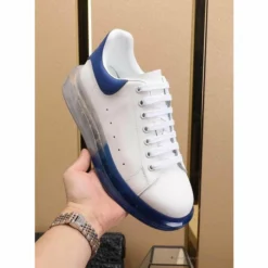 Hypeyourbeast A. Mcqueen Alexander McQueen White / Blue Rubber Sole Air Platform Sneaker