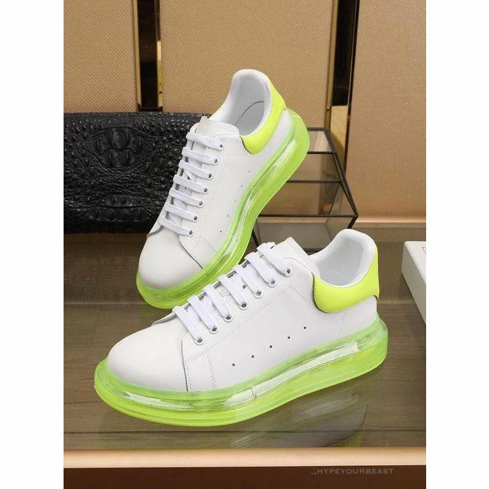 Hypeyourbeast A. Mcqueen Alexander McQueen White / Neon Green Sole Sneaker 8 Hypeyourbeast A. Mcqueen Alexander McQueen White / Neon Green Sole Sneaker