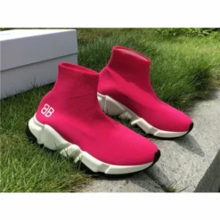 Hypeyourbeast Balenciaga BCG Sock Sneakers Pink