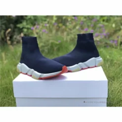 Hypeyourbeast Balenciaga BCG Sock Sneakers Blue Marine