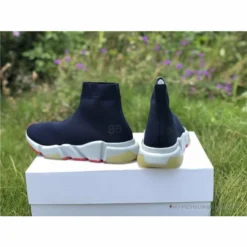 Hypeyourbeast Balenciaga BCG Sock Sneakers Blue Marine