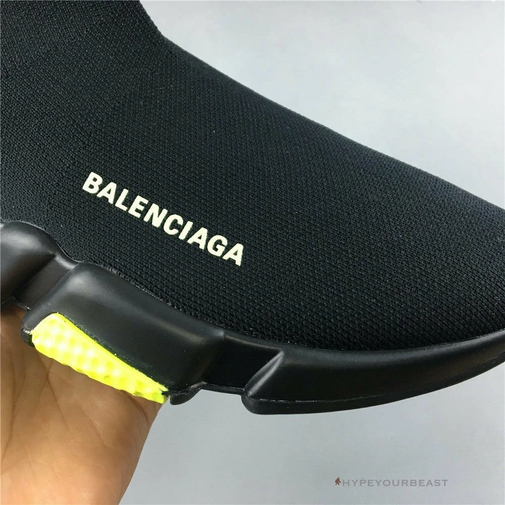 Hypeyourbeast BCG Sock Sneakers Clear Sole - Black Yellow Fluo Balenciaga 3 Hypeyourbeast BCG Sock Sneakers Clear Sole - Black Yellow Fluo Balenciaga