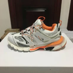 Hypeyourbeast BCG Track Sneakers White / Orange Balenciaga 12 Hypeyourbeast BCG Track Sneakers White / Orange Balenciaga