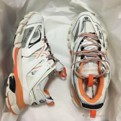 Hypeyourbeast BCG Track Sneakers White / Orange Balenciaga 14 Hypeyourbeast BCG Track Sneakers White / Orange Balenciaga