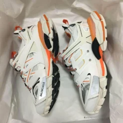 Hypeyourbeast BCG Track Sneakers White / Orange Balenciaga 15 Hypeyourbeast BCG Track Sneakers White / Orange Balenciaga