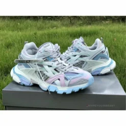 Hypeyourbeast Balenciaga BCG Track Sneakers 3.0 White Blue