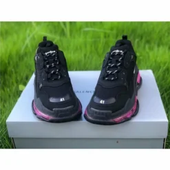 Hypeyourbeast BCG Triple S Clear Sole - Black Pink Neon