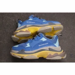Hypeyourbeast BCG Triple S Sneakers Blue / Yellow Balenciaga