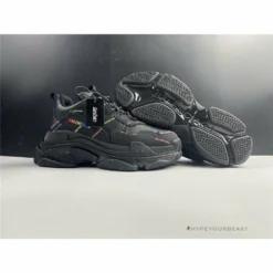 Hypeyourbeast BCG Triple S All Over Logo Black Rainbow Balenciaga Triple S