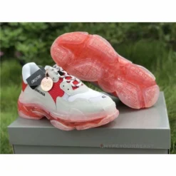 Hypeyourbeast BCG Triple S Clear Sole Red / White