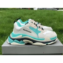 Hypeyourbeast BCG Triple S White Green Balenciaga Triple S
