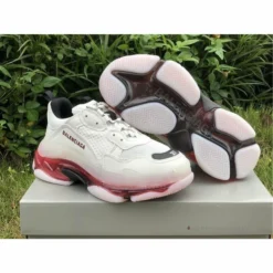 Hypeyourbeast Balenciaga BCG Triple S White / Red