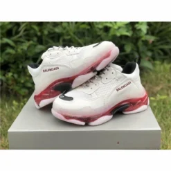 Hypeyourbeast Balenciaga BCG Triple S White / Red