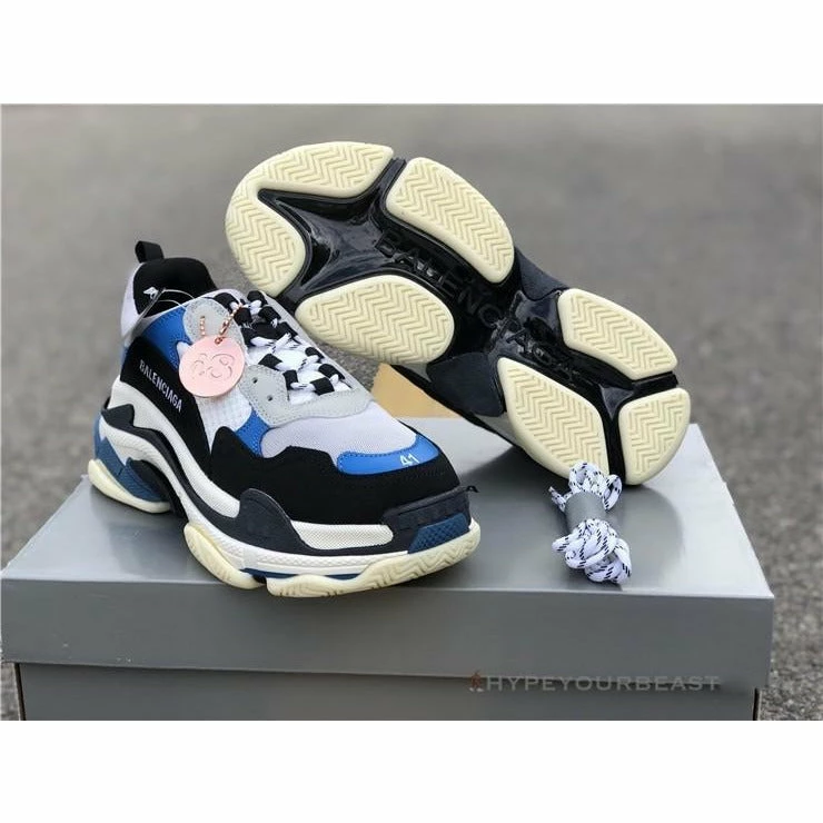 Hypeyourbeast BCG Triple S Sneakers Black / Blue / White 1 Hypeyourbeast BCG Triple S Sneakers Black / Blue / White