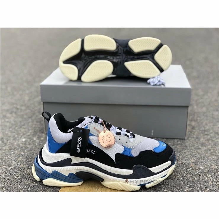 Hypeyourbeast BCG Triple S Sneakers Black / Blue / White 7 Hypeyourbeast BCG Triple S Sneakers Black / Blue / White
