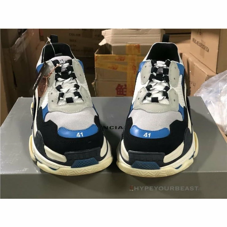Hypeyourbeast BCG Triple S Sneakers Black / Blue / White 6 Hypeyourbeast BCG Triple S Sneakers Black / Blue / White