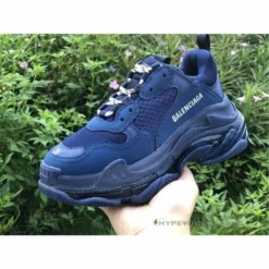 Hypeyourbeast BCG Triple S Clear Sole Navy Blue