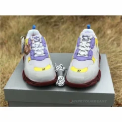 Hypeyourbeast Balenciaga BCG Triple S Purple Yellow