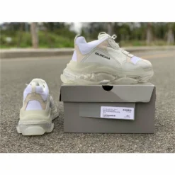 Hypeyourbeast Balenciaga BCG Triple S White / Clear Sole