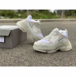 Hypeyourbeast Balenciaga BCG Triple S White / Clear Sole