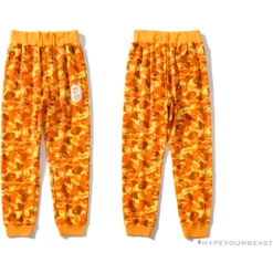 Hypeyourbeast BAPE X PUBG Joint PUBG PUBG Eating Chicken Orange Camouflage Pants