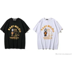 Hypeyourbeast BAPE Baby Milo Owl Bronzing Tee Shirt 'BLACK' 25 Hypeyourbeast BAPE Baby Milo Owl Bronzing Tee Shirt 'BLACK'
