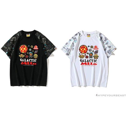 Hypeyourbeast BAPE Baby Milo Galaxy Astronaut Luminous Tee Shirt 'WHITE' Clothes 6 Hypeyourbeast BAPE Baby Milo Galaxy Astronaut Luminous Tee Shirt 'WHITE' Clothes